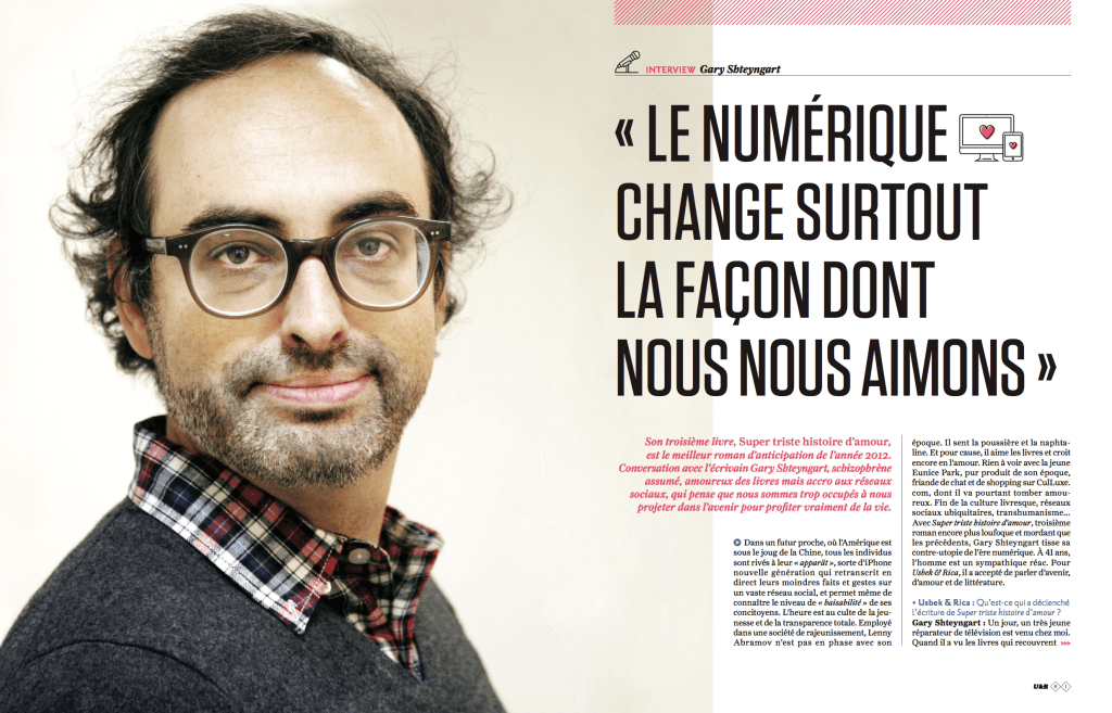 Entretien avec Gary&nbsp;Shteyngart