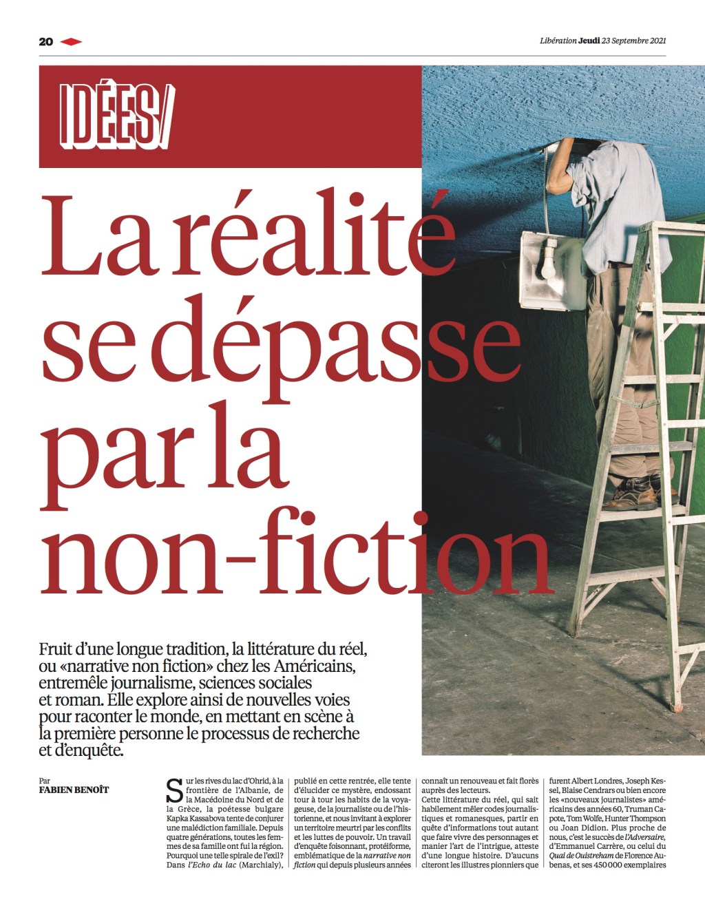 La réalité se dépasse par la&nbsp;non-fiction