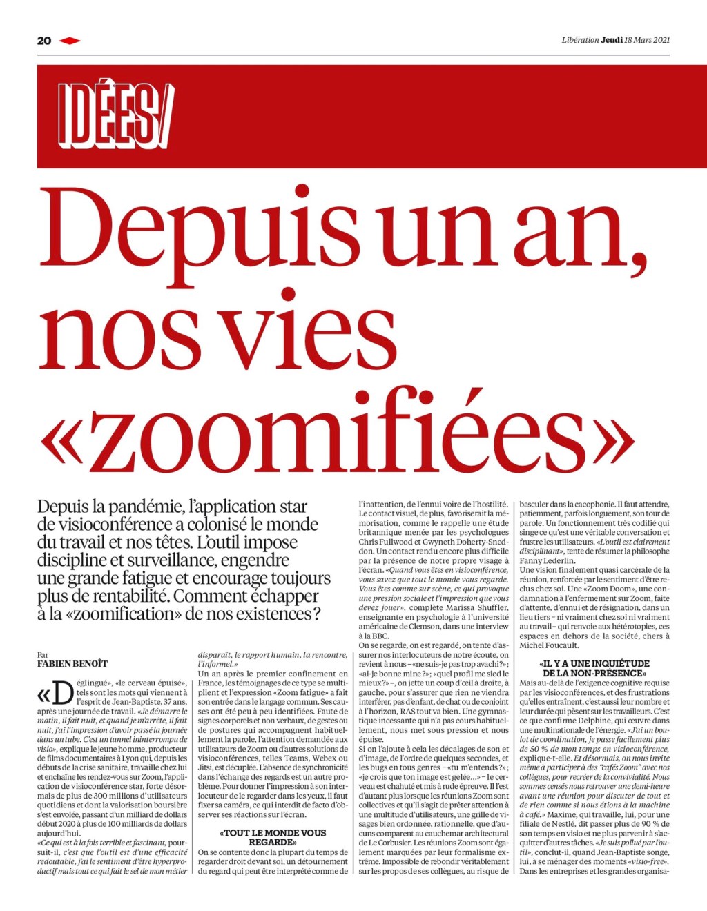 Nos vies &laquo;&nbsp;zoomifiées&nbsp;&raquo;